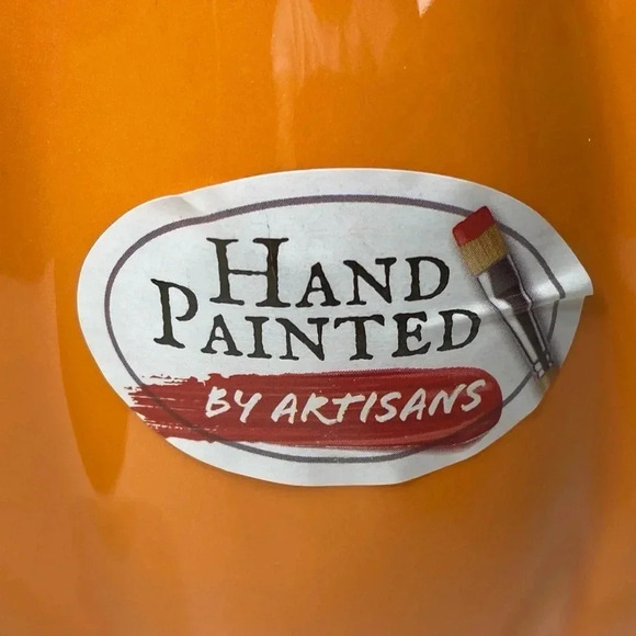 Disney - Pumpkin Mickey Mouse Mug - Painted by Artisans -  BNWT 🎃🐭 - Picture 5 of 5